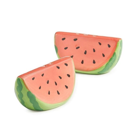 Martha Stewart Watermelon Salt + Pepper Shaker Set - Picture 1 of 8